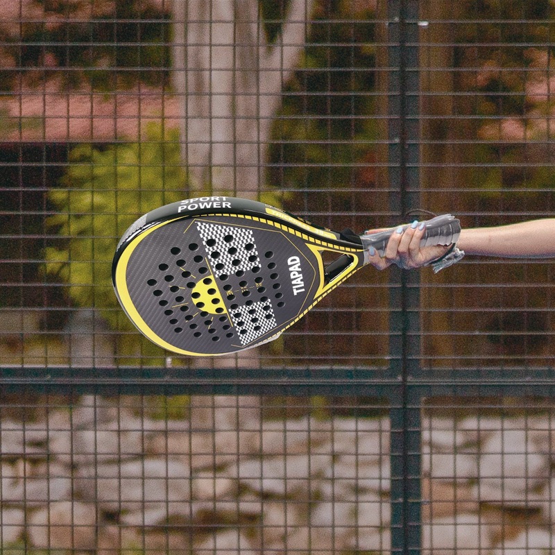 12K Carbon Fiber Cheap Padel Racket 3K Carbon Fiber Pink Padel Racket Customized Wholesale Padel Rackets USA Racket