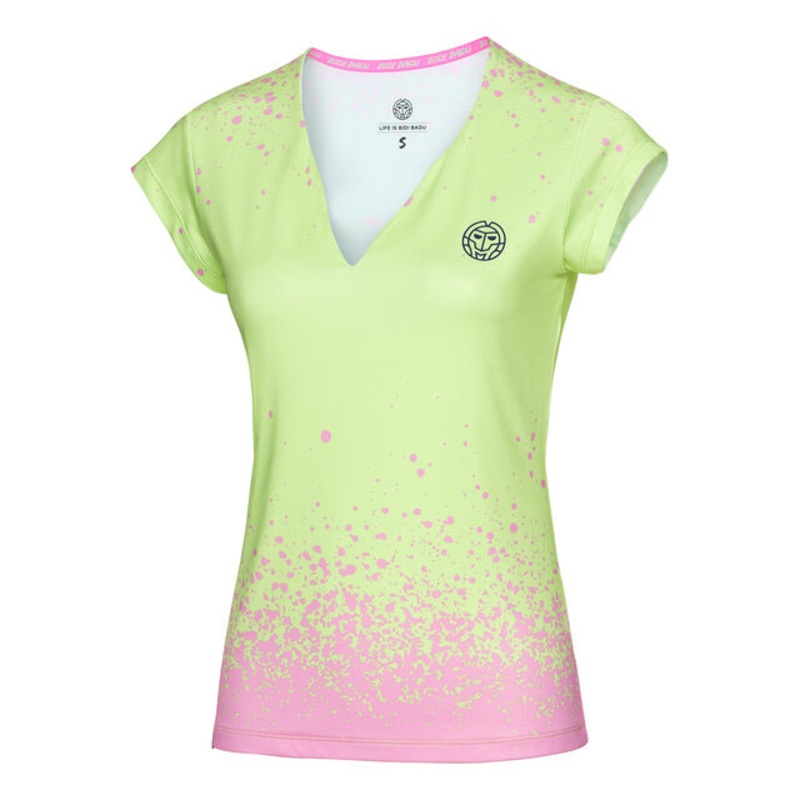 Bella Tech T-Shirt Women – Light Green, Pink