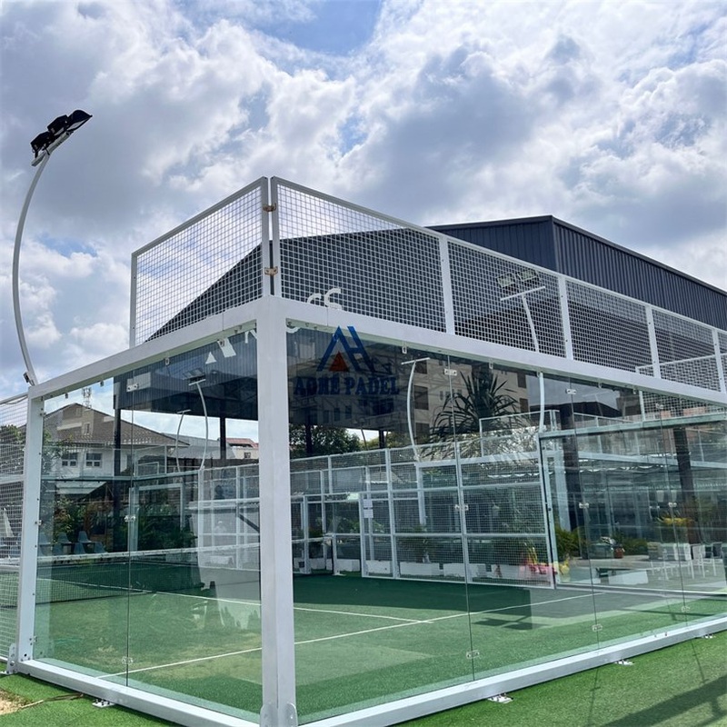 10m X 20m Hot Sale Outdoor Sports Panoramic Paddle Tennis Court Padel Court