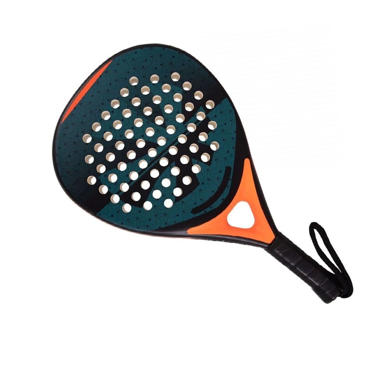 Custom Carbon Fiber Paddle for Beach Mat Badminton Shuttlecock and Tennis 3K 12K 18K with EVA Grip and Nylon Net for Outdoor Sports Beach Tennis Racket