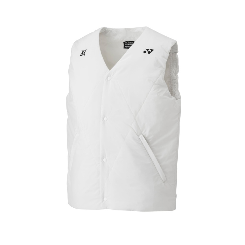 Yonex 90098EX Padded Vest Gilet Men – White – VA – Viktor Axelsen Collection