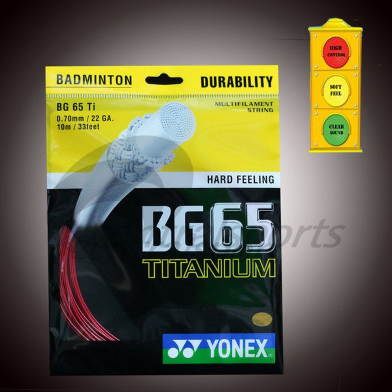 Yonex String Upgrades 12|BG 80 Power|White