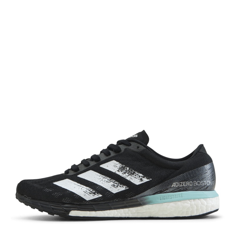 Adizero Boston 9 Shoes Core Black / Cloud White / Clear Aqua