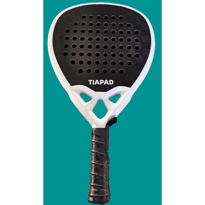 Wholesale Retail Glass Fiber Carbon Fiber 3K 12K 18K Padel Tennis Racket Customize Logo Printing Lightweight Professional Soft Feel Carbon Padel Tennis Racket