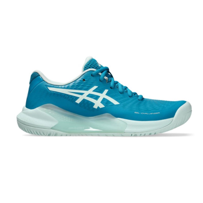 Asics Womens Gel-Challenger 14 Tennis Shoes Teal Blue and Soothing Sea