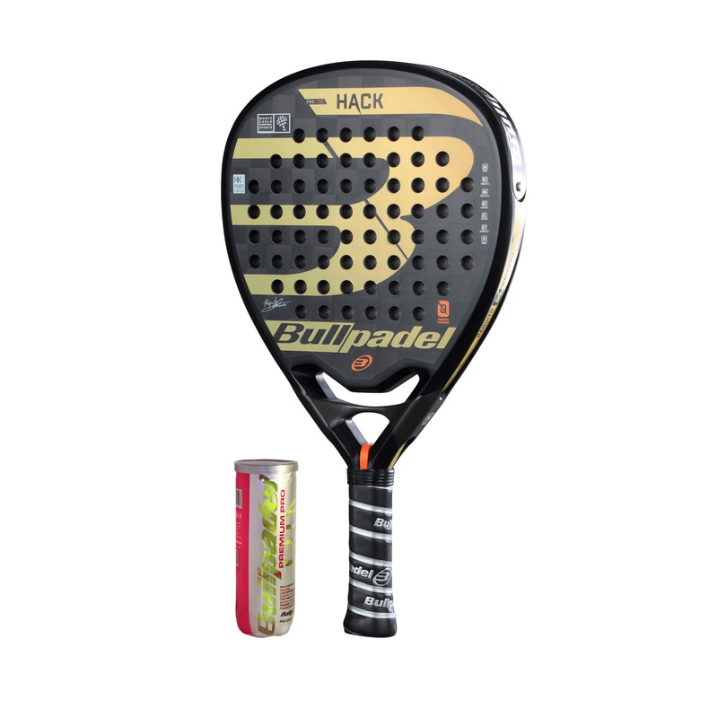 Bullpadel HACK + 3-pack bollar p kpet