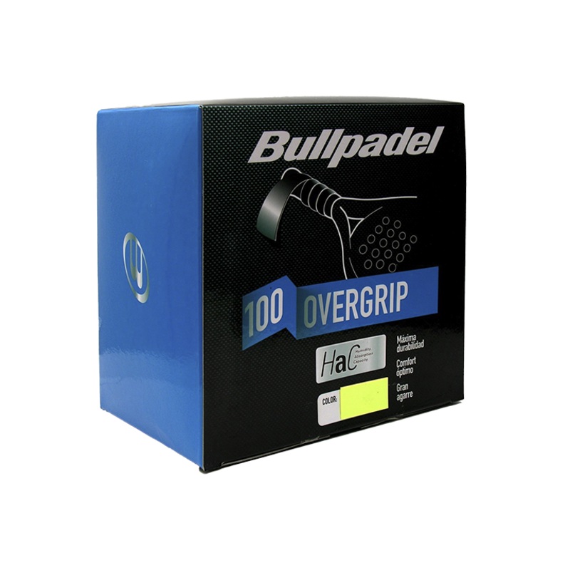 Tambor Overgrips Bullpadel HaC Amarillo (x100)