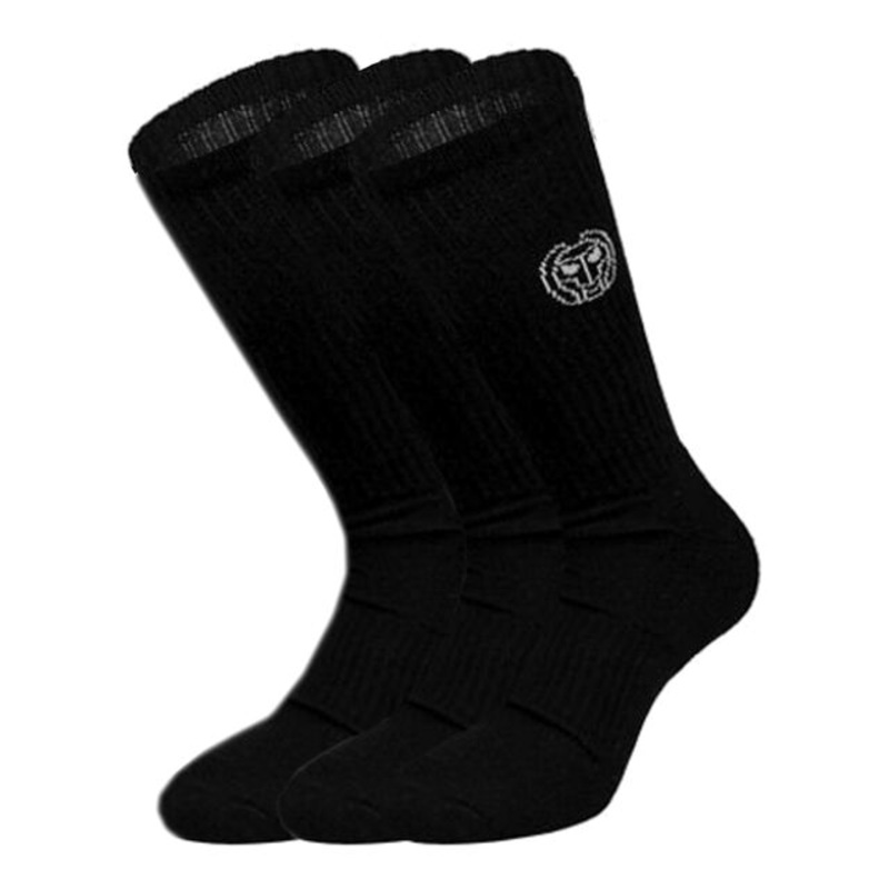 Tamio Tech Crew Sports Socks 3 Pack – Black, White