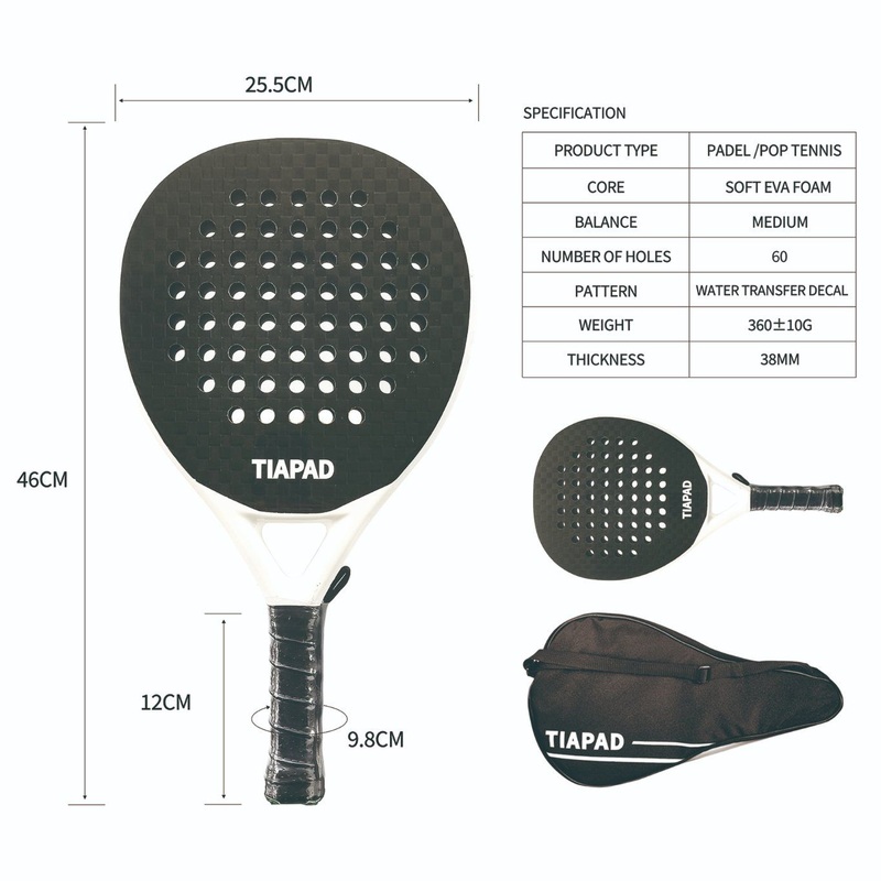 Beach Racket Paddle Racchetta Pala Padel Tennis Racket OEM