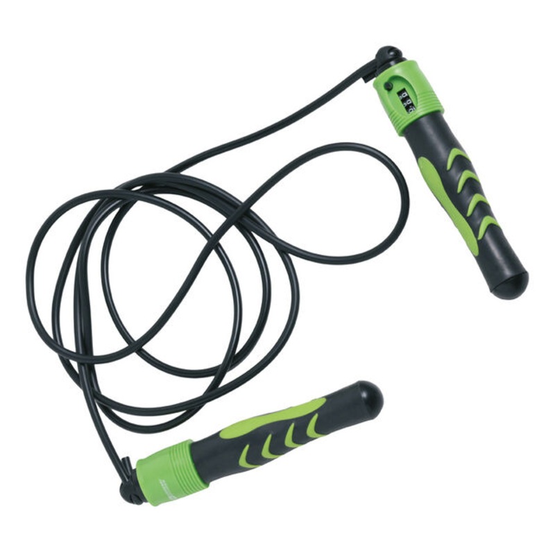 Skipping Rope With Counter-Green,Black