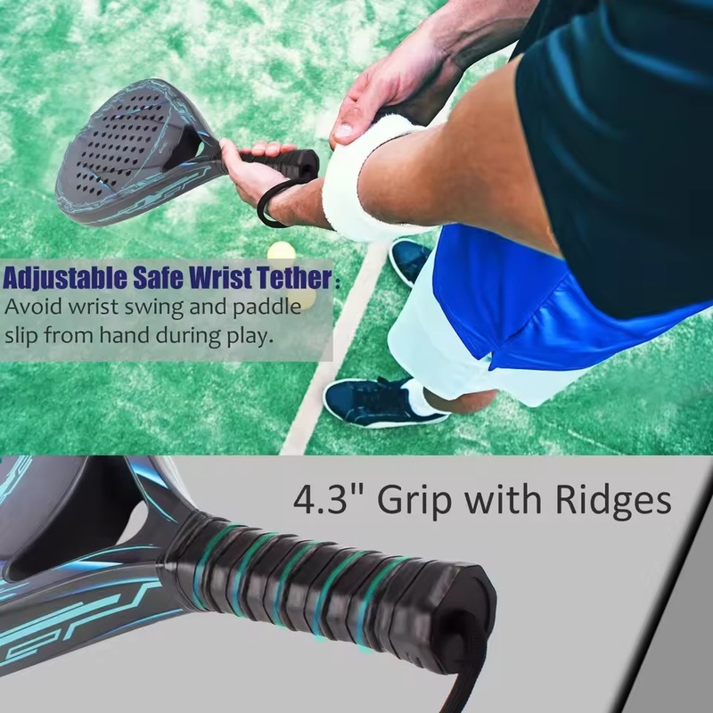 Anxspin New Professional Carbon Fiber Tennis Racket, Hot Selling EVA Grip, Badminton Shuttlecock Suitable for Sports and Racket Sports Beach Tennis Racket