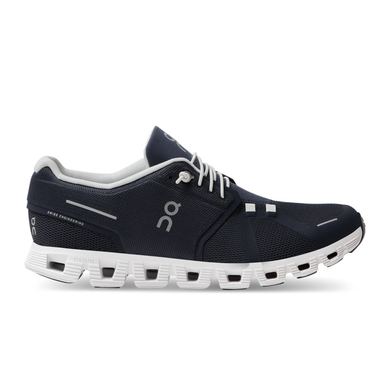 On Cloud 5 Running Shoes Men – Midnight/White
