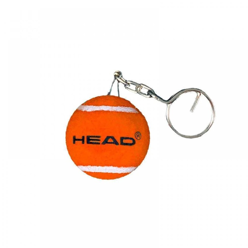 Porte-cls boule HEAD orange