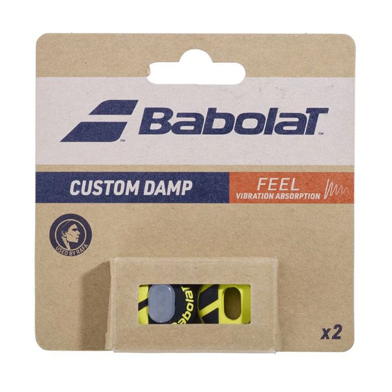 Babolat 700130 Custom Damp X2|142 Black Yellow|One Size