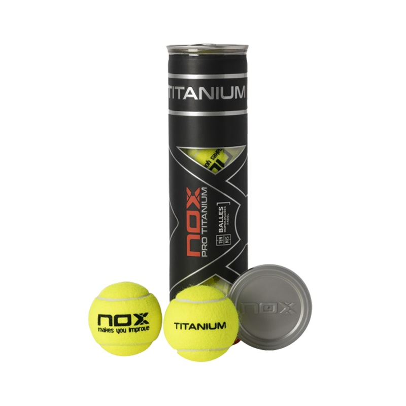 Bote de Pelotas NOX Pro Titanium (x4)