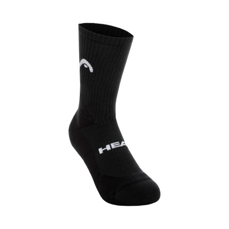 Tennis Crew Athletes Tennis Socks 1 Pack – Black