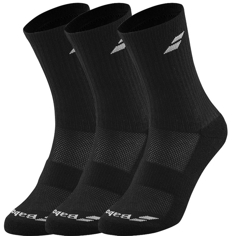 Babolat 3 Pairs Pack Sock Unisex – Black/White