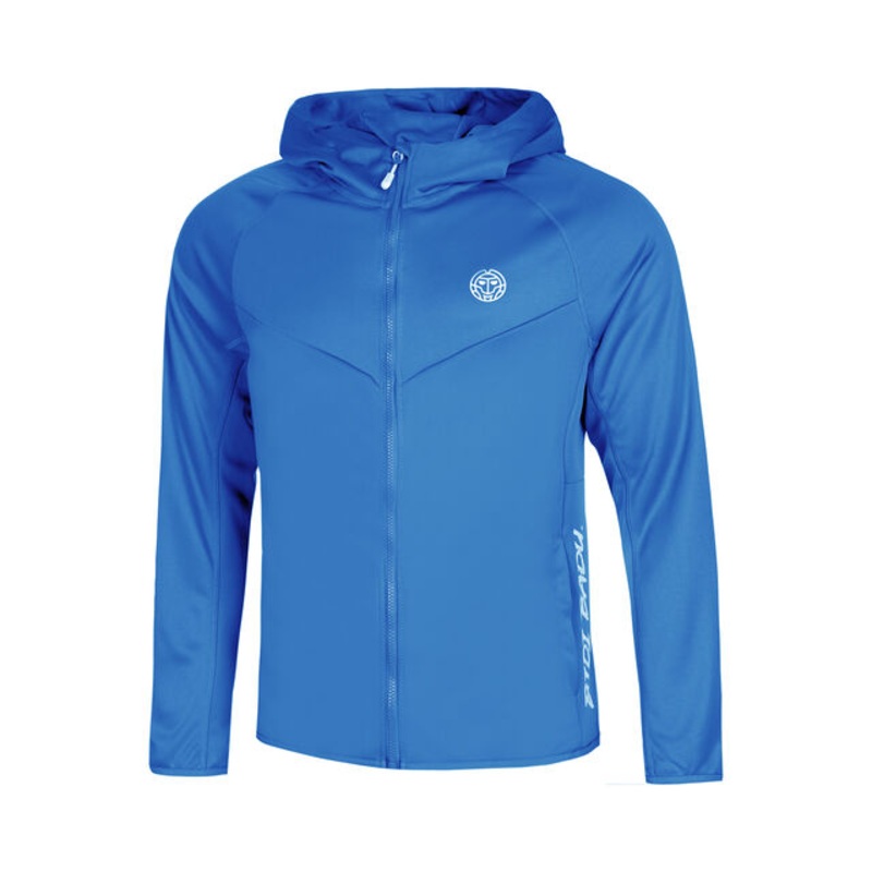Crew Hood Training Jacket Boys – Blue