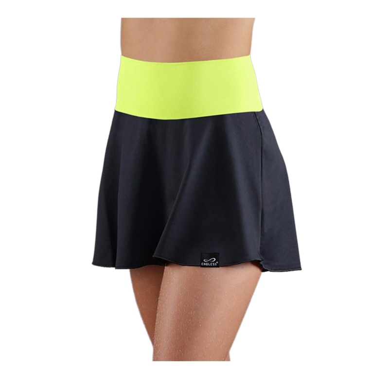 Falda Endless Lux Kids Black/Yellow 2025