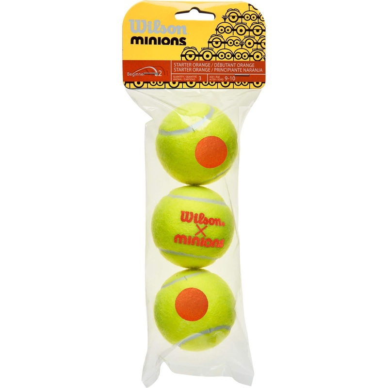 Wilson x Minions Orange Tennis Balls
