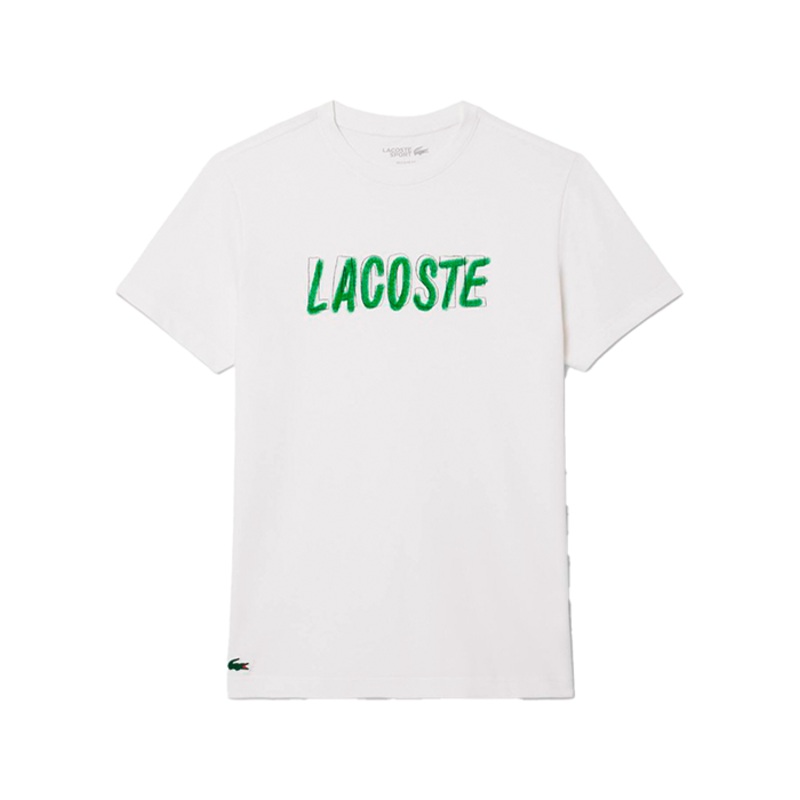 Camiseta Lacoste Ultra Dry Blanco 2025