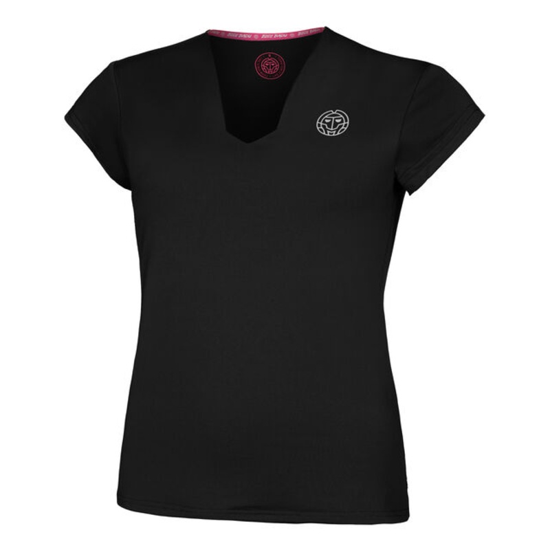 Crew V-Neck T-Shirt Women – Black