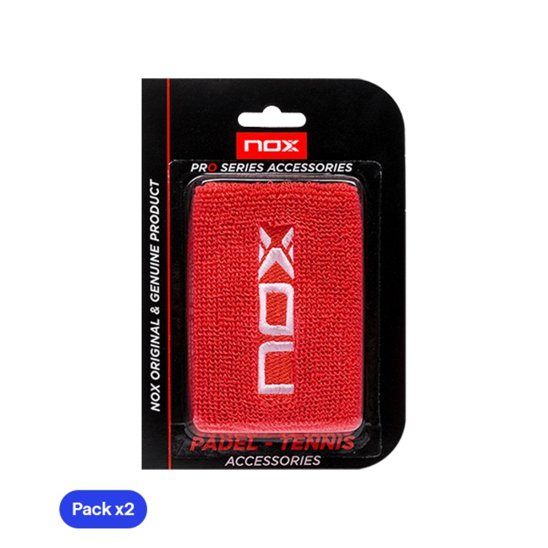 Muequeras NOX Roja (Pack x2)