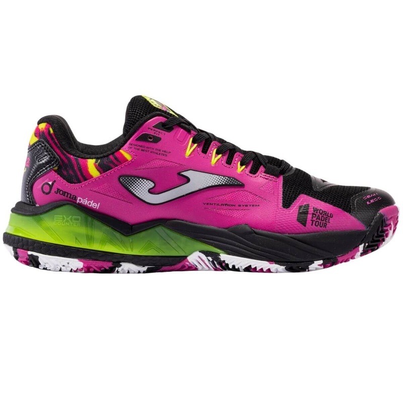 Zapatilla Joma Spin Lady 2301 Black Fuchsia