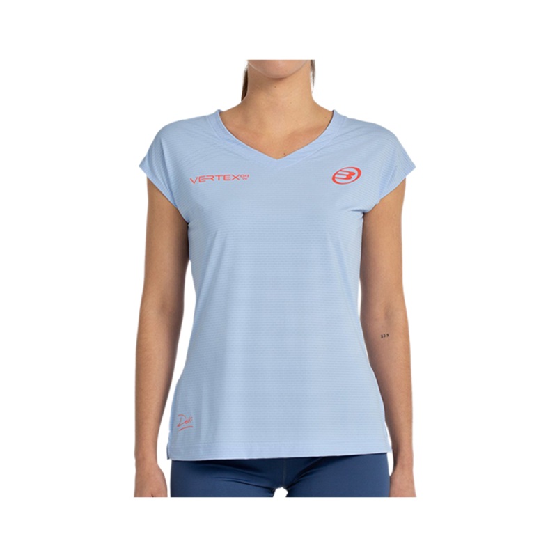 Camiseta Bullpadel Delfi Azul Celeste Women 2025