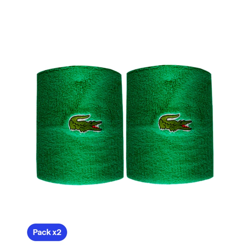 Muequera Lacoste Verde 2025 (Pack x2)