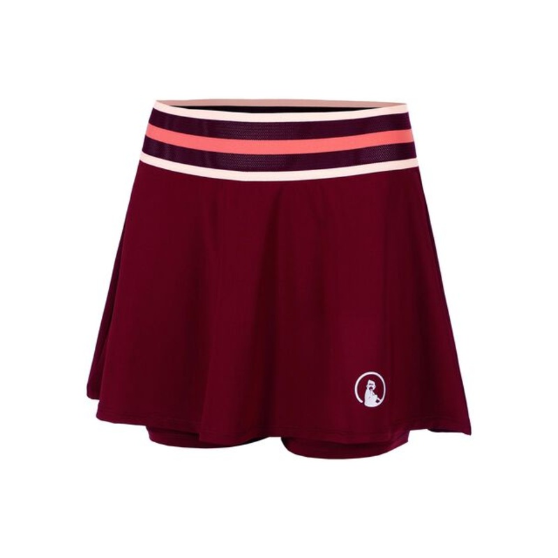 Endlessly Bounce Skirt Women – Wine Red, Multicoloured