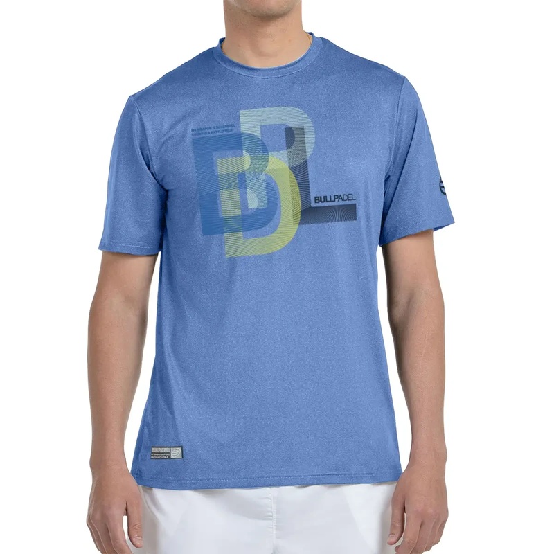 Bullpadel Bebas Blue T-Shirt|S|M|L|XL|XXL
