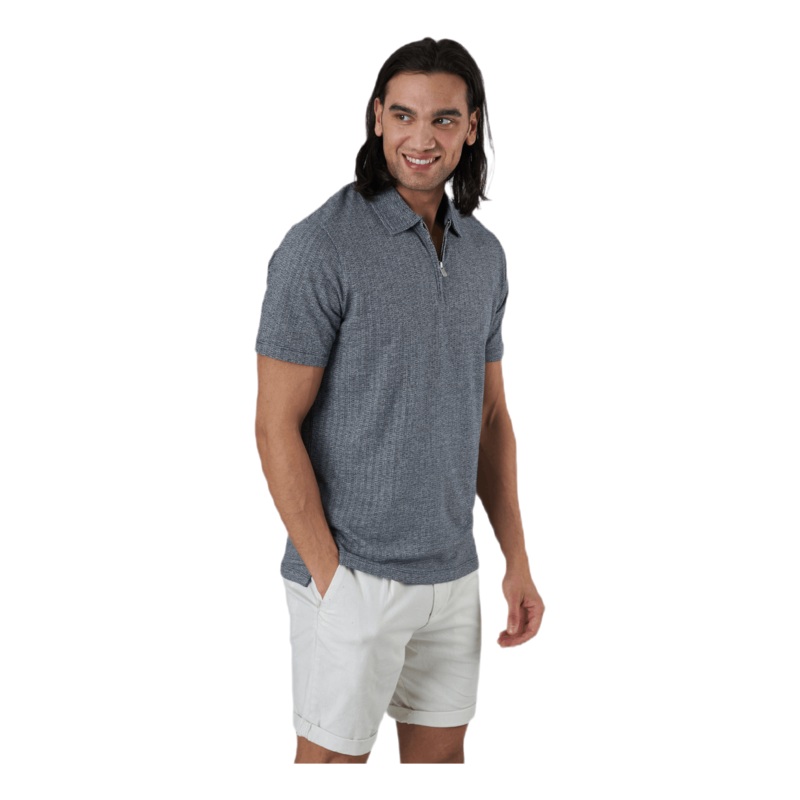 Asher Ss Polo Blue|S|M|L|XL|XXL