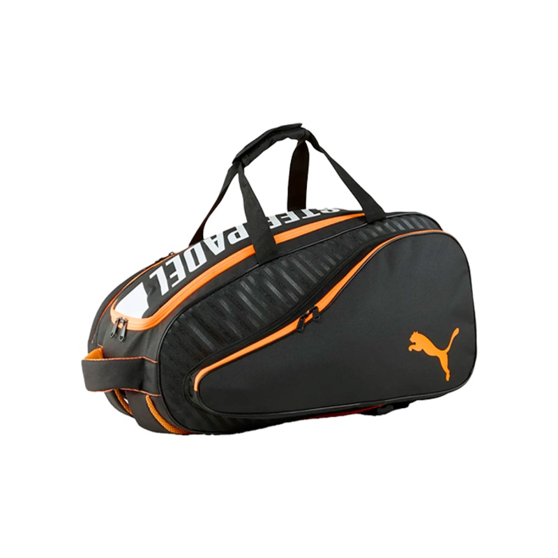 Paletero Puma Nova Elite Negro/Naranja 2025