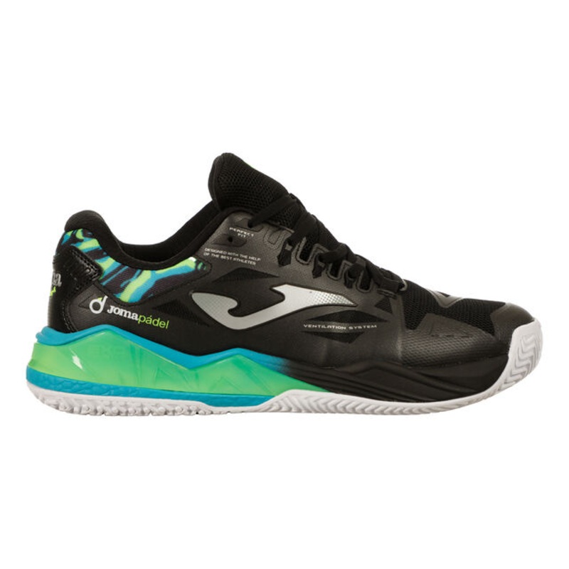 Spin Padel Shoe Men – Black, Green