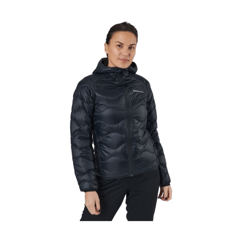 W Helium Down Hood Jacket Black