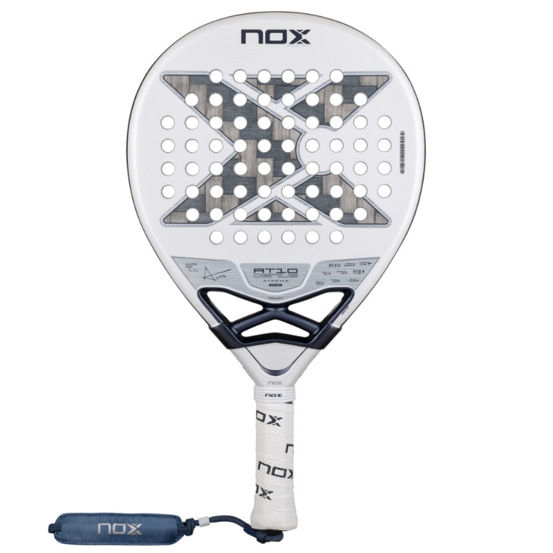 Pala de Padel Nox AT10 Genius 12K Alum XTREM Lite + Tarro de pelotas +Overgrip + Protector