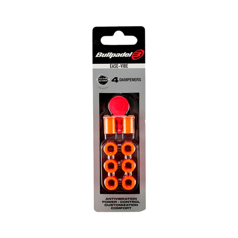 Antivibrador Bullpadel Ease Vibe Naranja 2025
