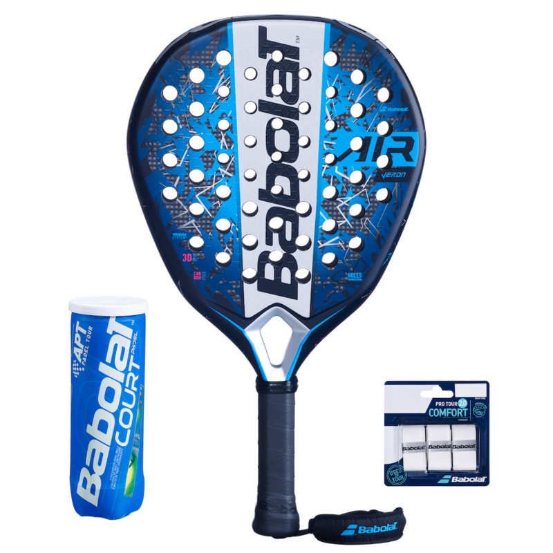 Babolat Veron Air 2.5 2025 + Padel Court + 3-pack Overgrip