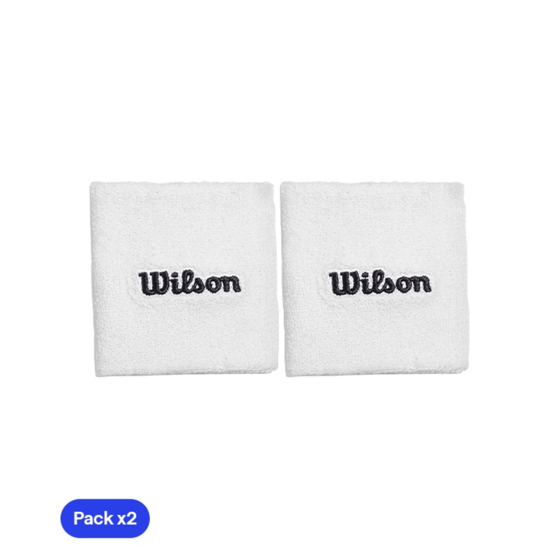 Muequeras Cortas Wilson Blanco 2025 (x2)