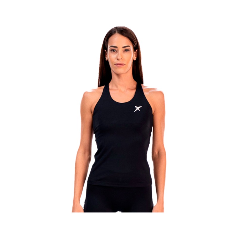 Camiseta  Tirantes Drop Shot Perla Negro