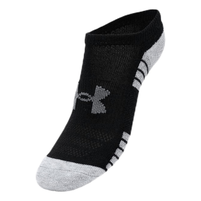 3-Pack Heatgear No Show Jr Black