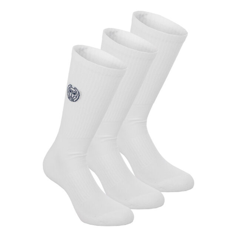 Don Carlito Crew Move Tennis Socks 3 Pack – White, Black
