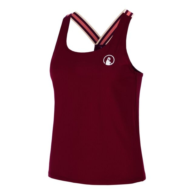 Endlessly Serve & Volley 2.0 Tank Top Women – Wine Red, Multicoloured