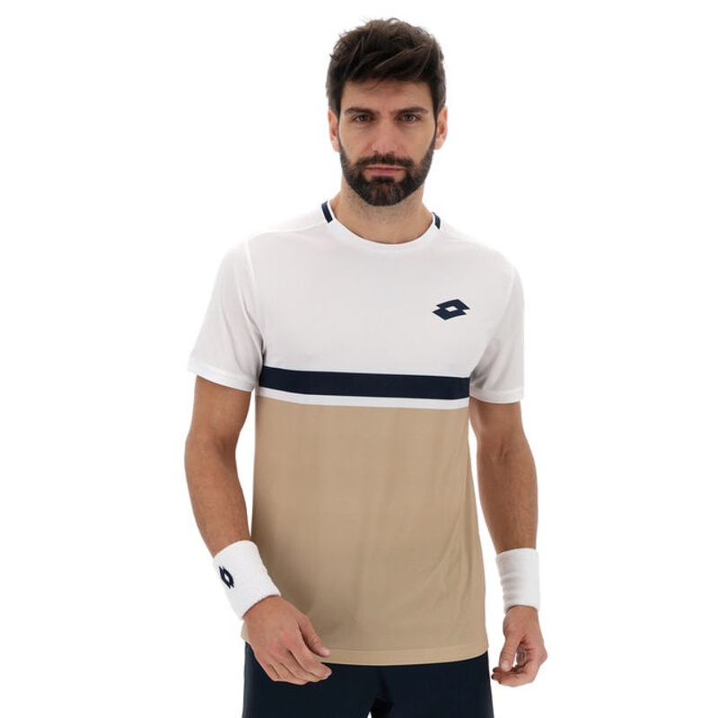 Tech V T-Shirt Men – Beige