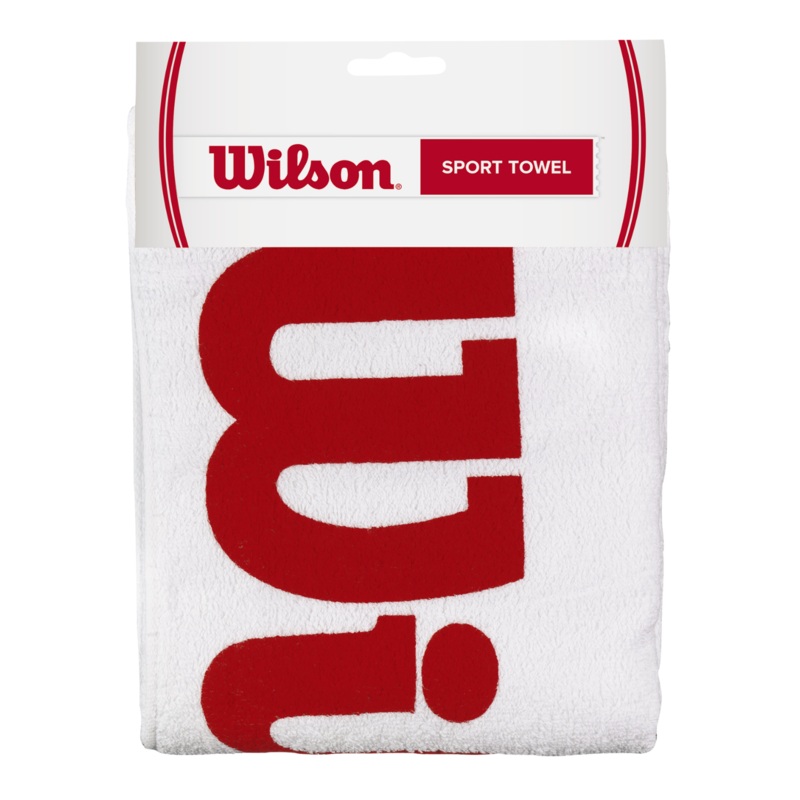 Wilson Sport Towel – White/Red