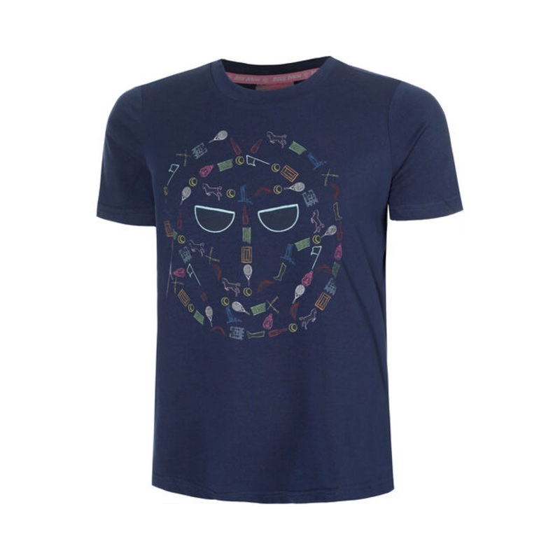 Baszon Lifestyle T-Shirt Boys – Dark Blue, Multicoloured