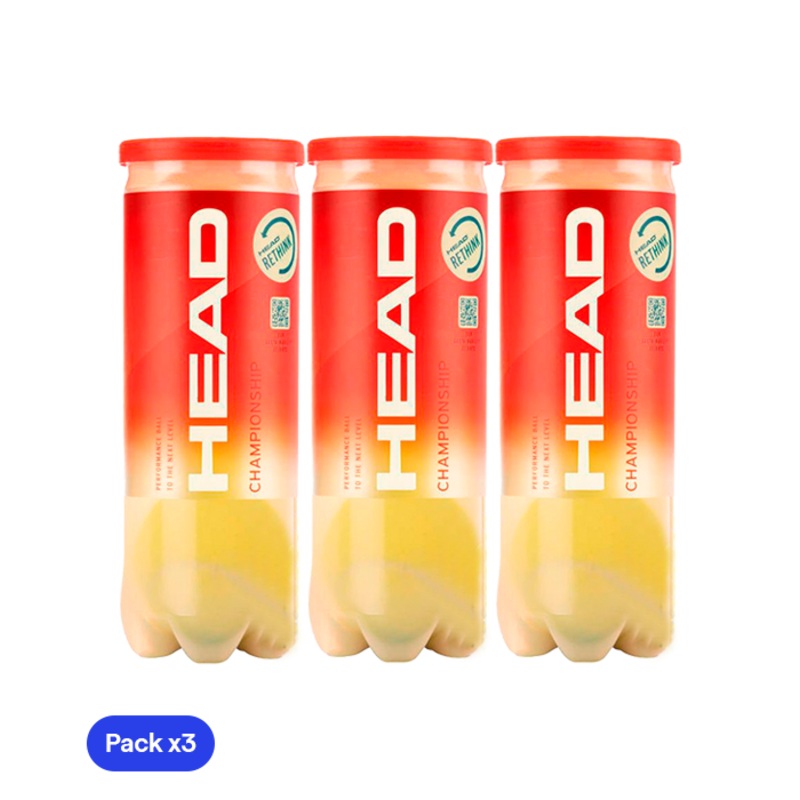 Pelotas HEAD Championship (Pack x3)