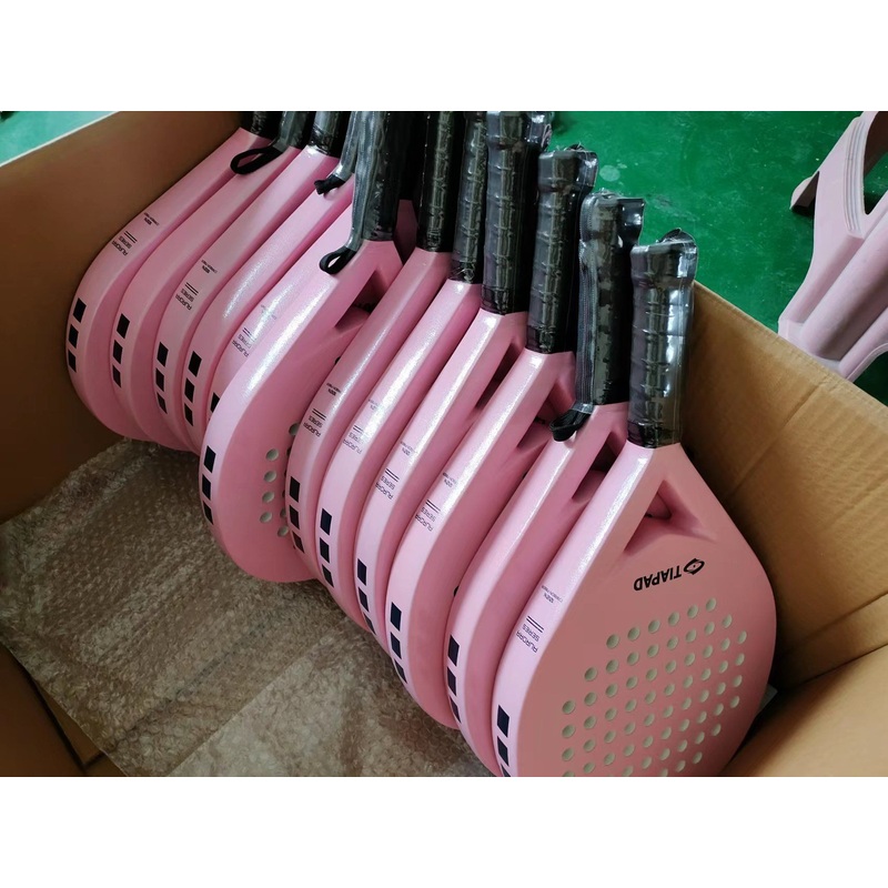 Raquete Padel Racket Carbon Padel Rocket with Grip Padel Overgrips