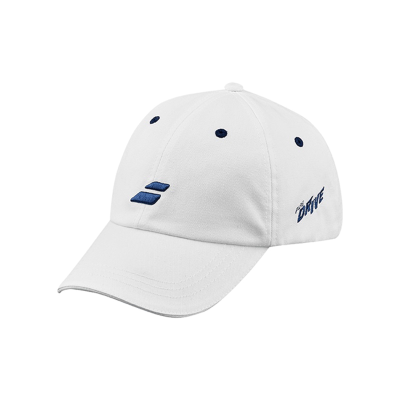 Gorra Babolat Drive Cotton Blanco/Azul 2025